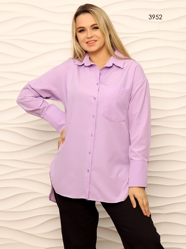 Рубашка фиолетового цвета 