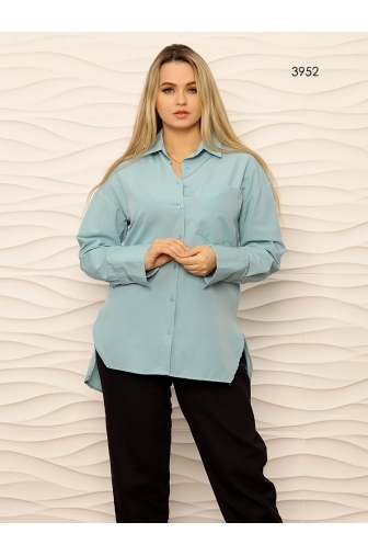 Сорочка м'ятного кольору